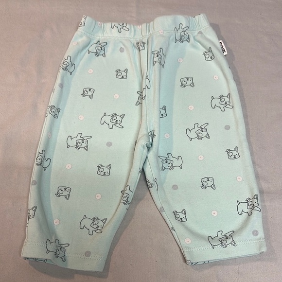 Ellen Degeneres NWOT Cream and Blue Pajama Set with Rabbit Graphic - Picture 6 of 7